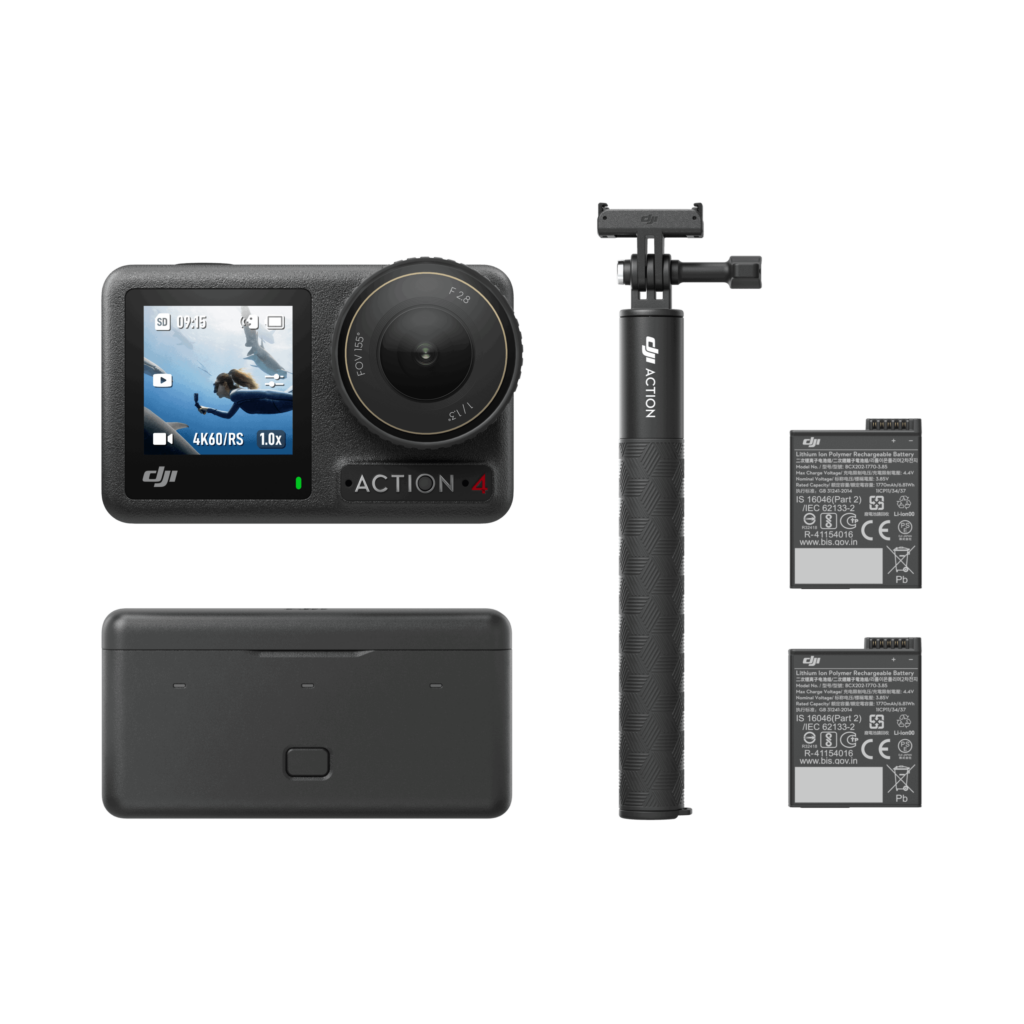 DJI Osmo Action 4 Adventure Combo mieten ab 3,11 € am Tag